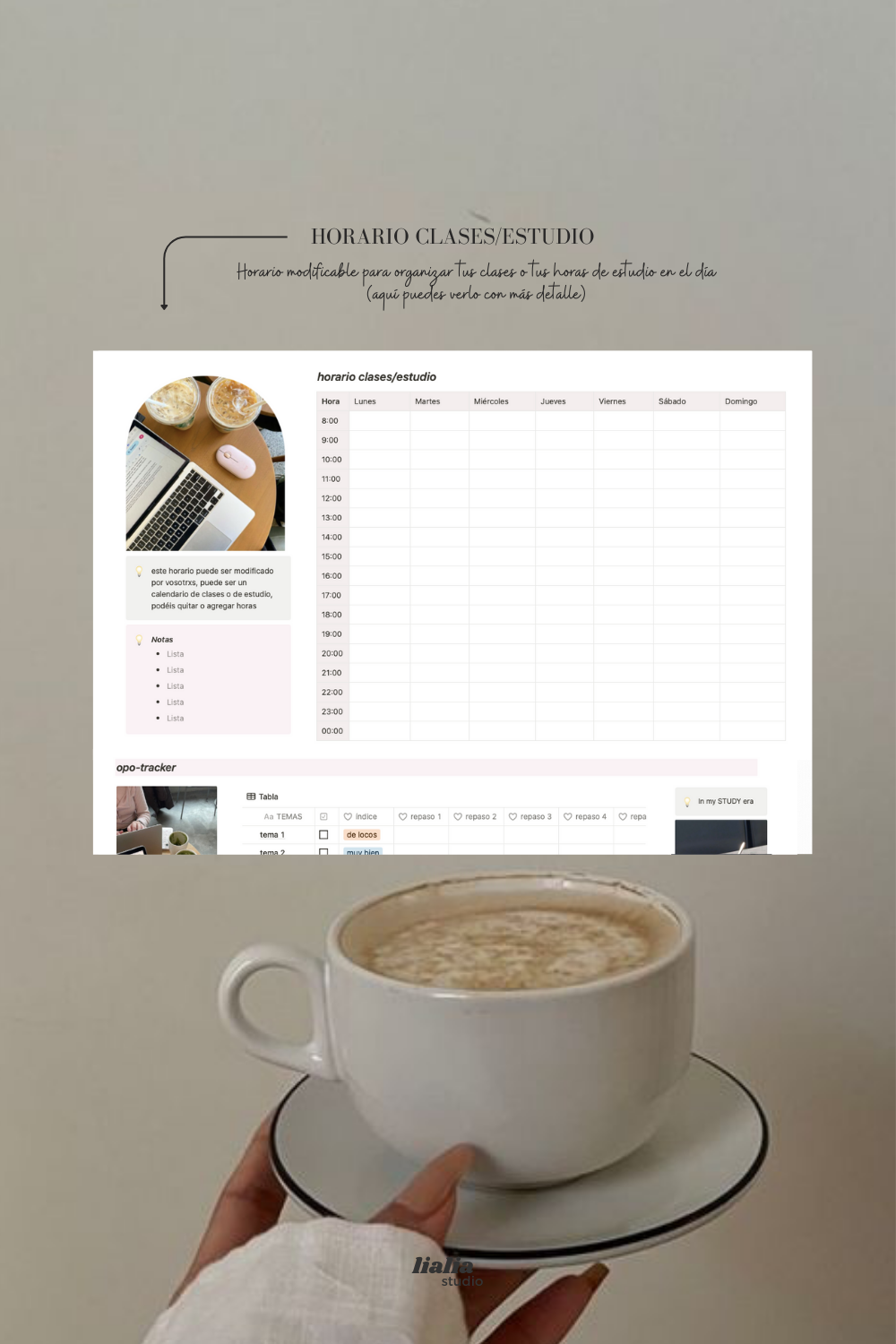 "Opo space" notion planner