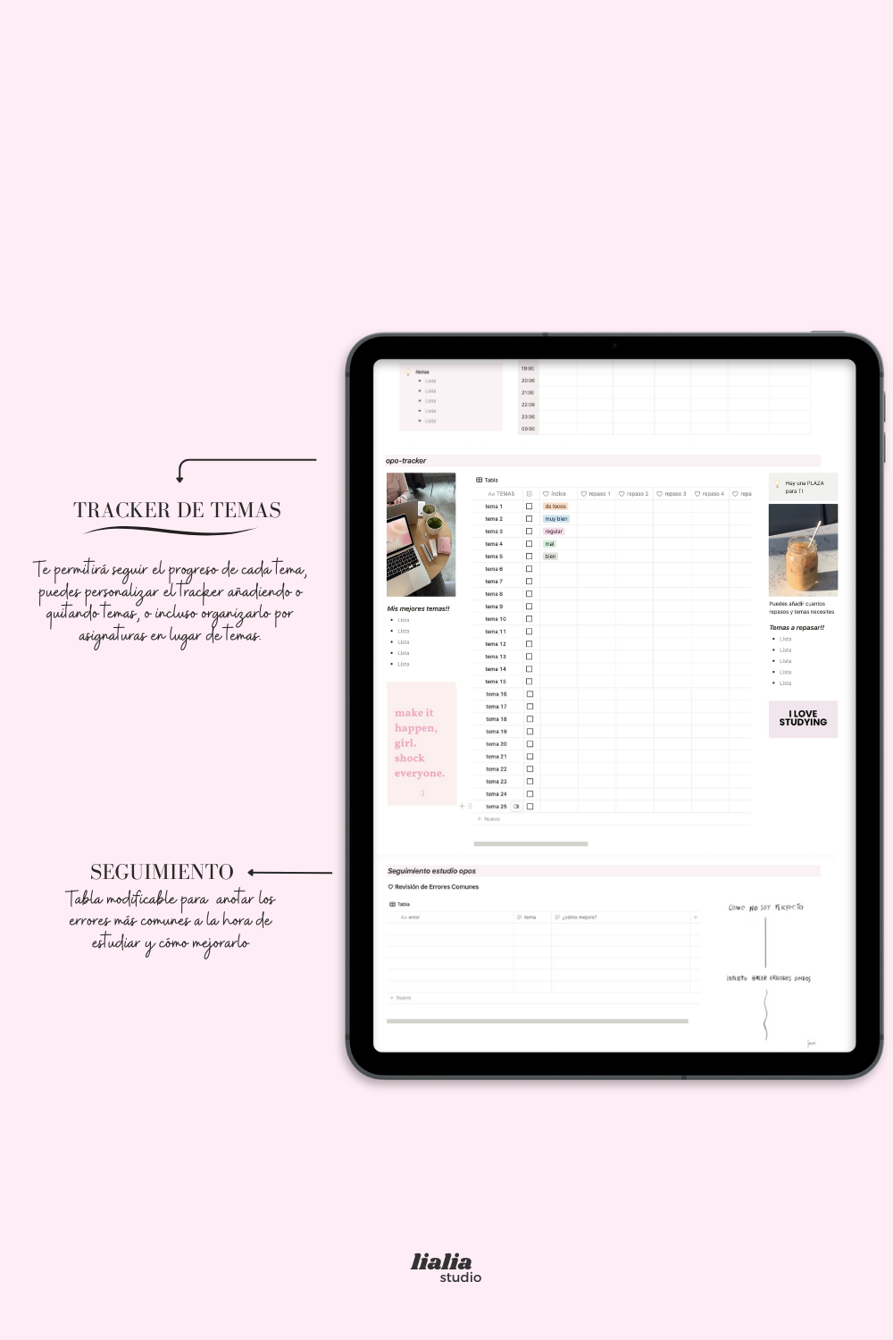 "Opo space" notion planner