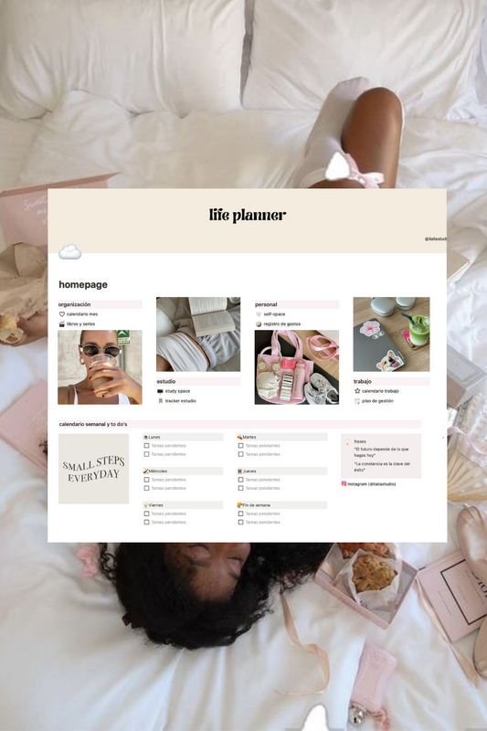 "That girl" notion planner