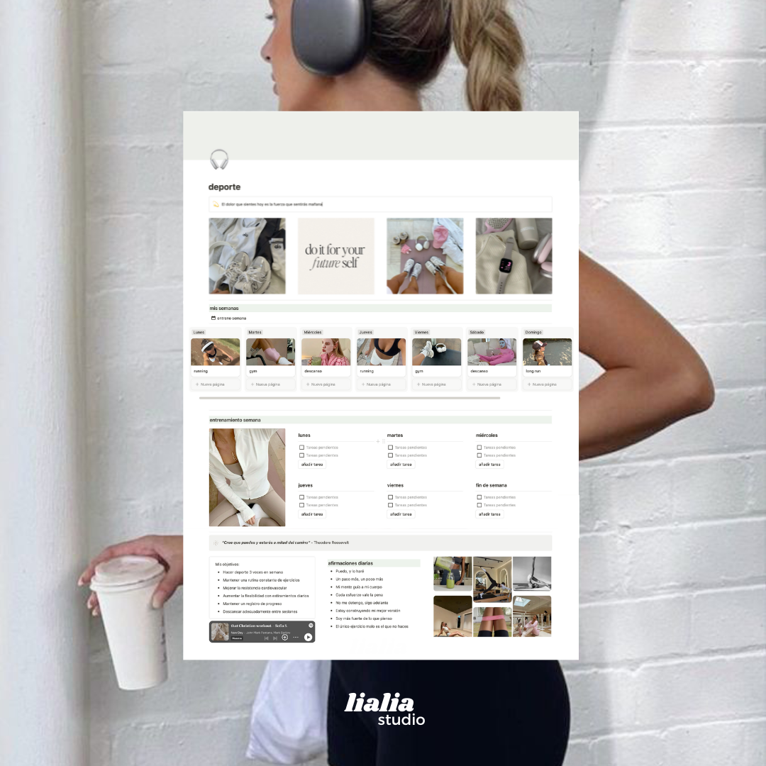 "The Wellness" notion planner