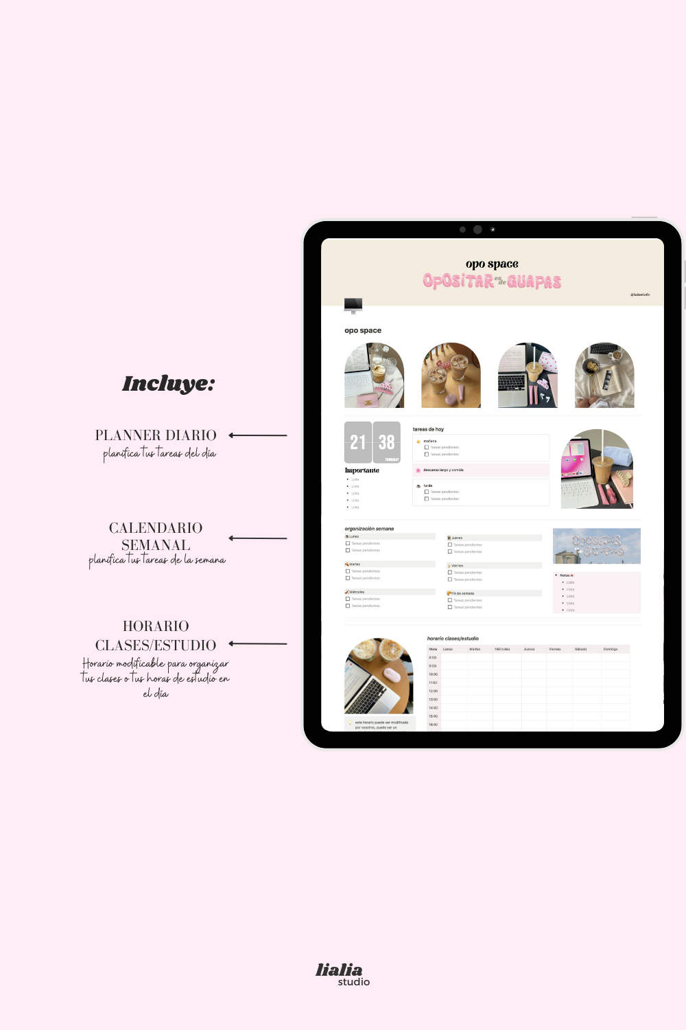 "Opo space" notion planner