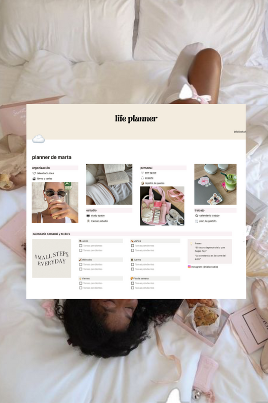 "That girl" notion planner