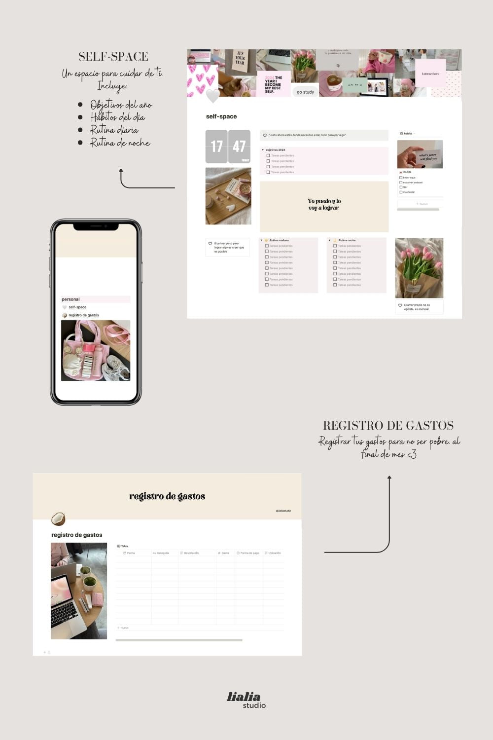 "That girl" notion planner