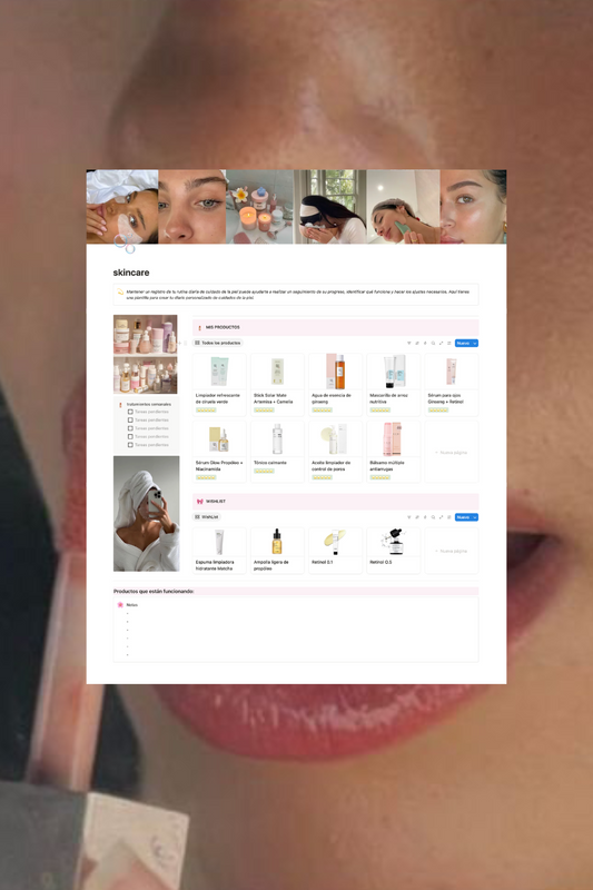 Skincare Planner Notion