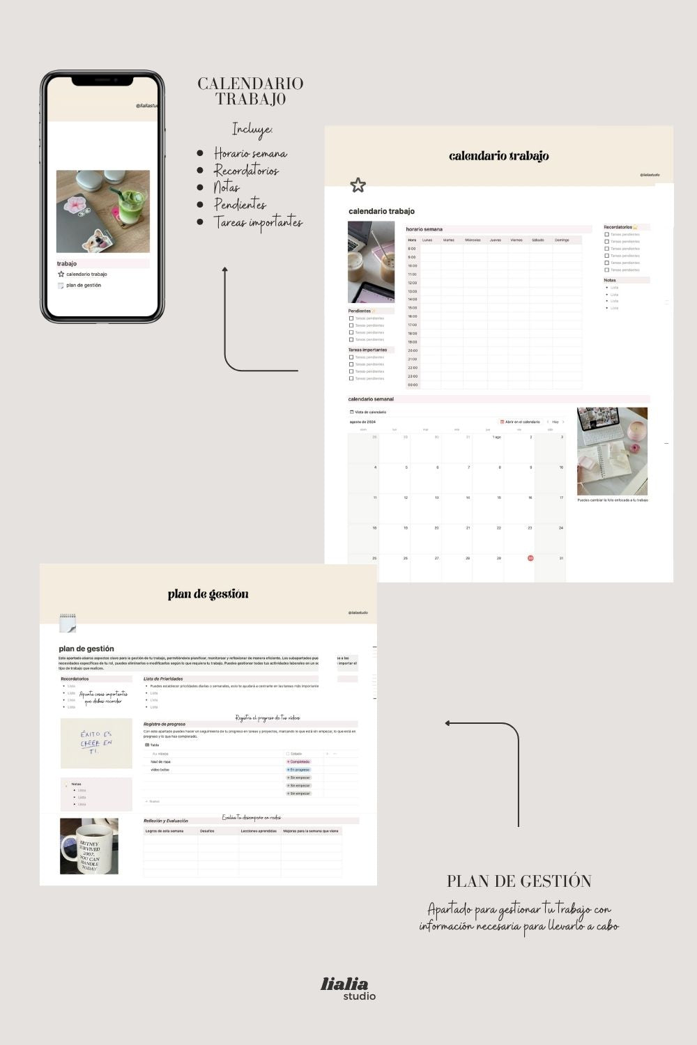 "That girl" notion planner